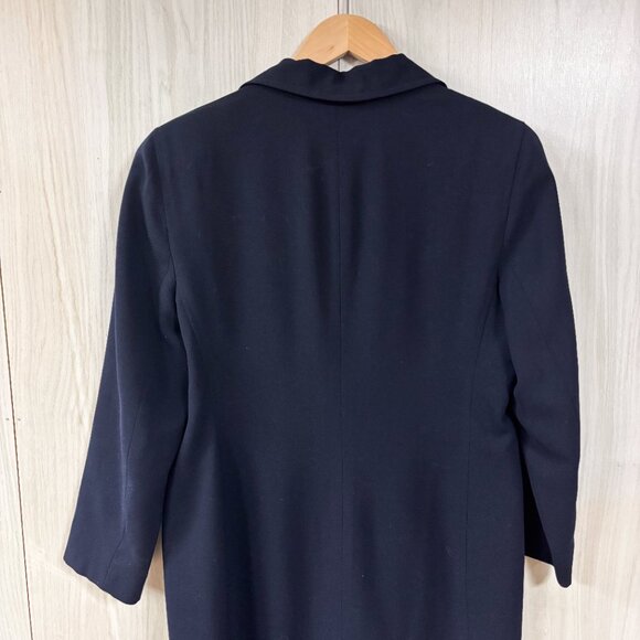 Lauren Ralph Lauren Vintage 100% Wool Longline Blazer Jacket - Picture 6 of 6